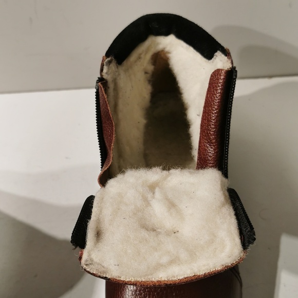 Saute Mouton Women's Zip Leather Ankle Boots - Picture 7 of 9